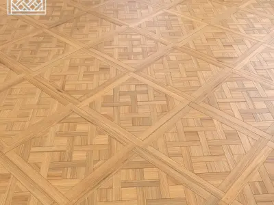 Parquet - Laminate - Wooden floor Low-poly 3D model 40
