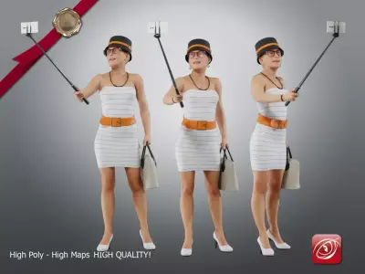 Casual Female A CC 21 30 008 3D model