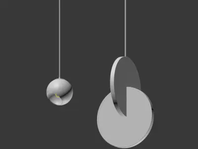 Pendant Light Collection 3D model