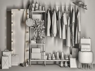 closet 105 3D model