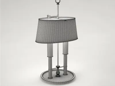 Pro - Bouillotte Consulat 2 light 4948 Chevillard 3D model