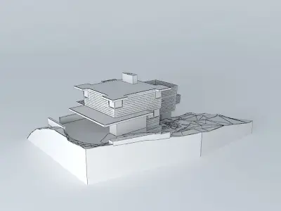John C. Pew House- Frank Lloyd Wright Free 3D model