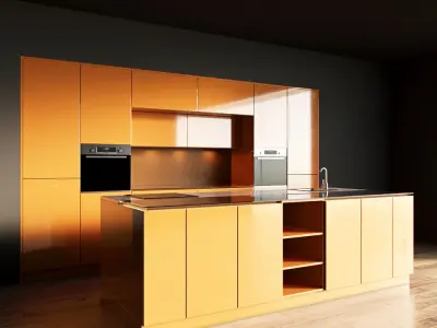 99-Kitchen3 glossy 9 3D model