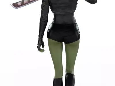 Thanos Daughter Galactic Biker Style  3D print model