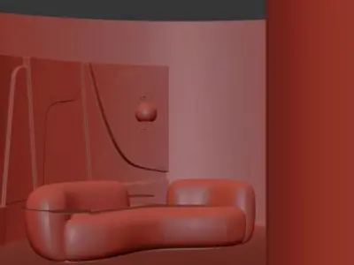 Snug Interior Design 3D model