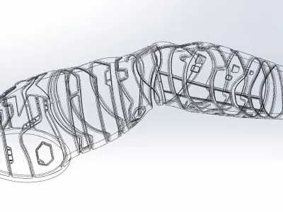 Winter Soldier Arm Printable Models 3D print model