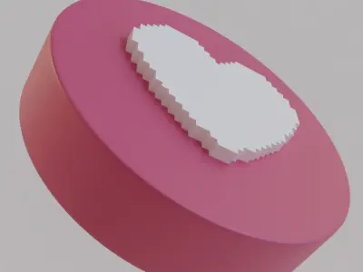 Heart Cartoon 3D model