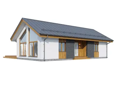 Alpine house Zank 3D model