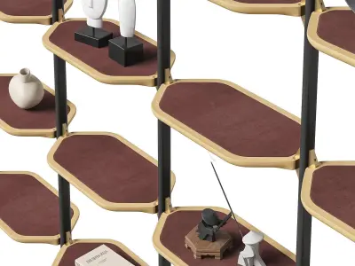 Baxter Libelle bookcase 3D model