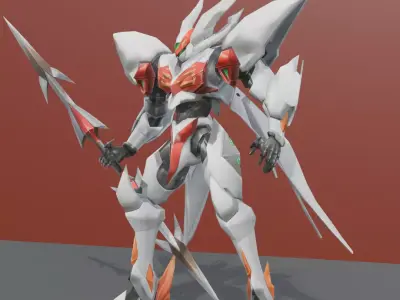 tekkaman blade 3D model