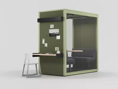 Talky M Mirco Office and Meeting Pod 3D model