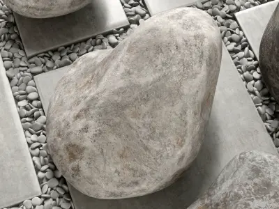 Flowerbed  street decor  square 3D model