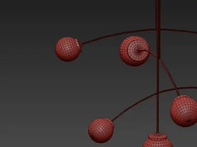 Prescott Large Mobile Chandelier 3D model