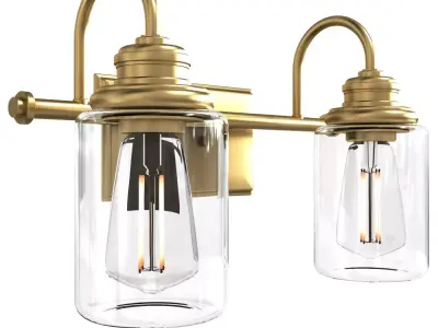 Progress Lighting Aiken wall lamp 3D model