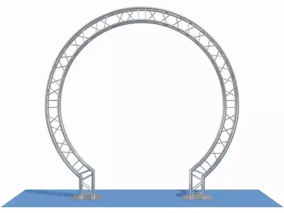 Modular Circular Ring Arch System  3D model