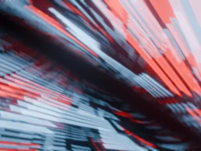 Vibrant Abstract loop Animation Low-poly 3D model