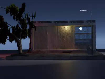 Gate 602 Free low-poly 3D model