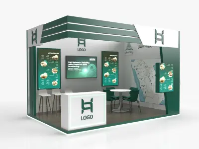 Exhibtion Booth Idea 3D model