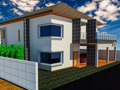 House Exterior Design 3D model buy
