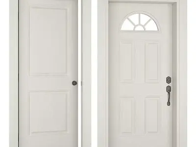 Interior and Front Doors 3D model