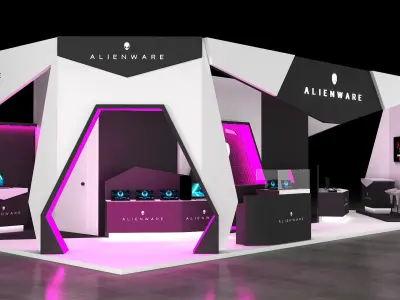 Exhibition Booth Stall Design 3D model