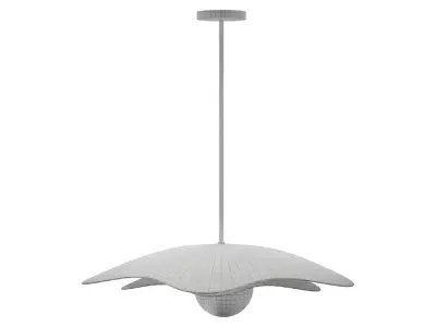 Soft Petal Pendant Light 3D model
