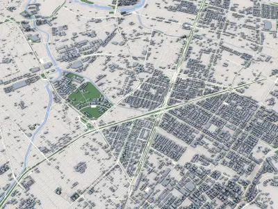 Bogota City Colombia 3D model