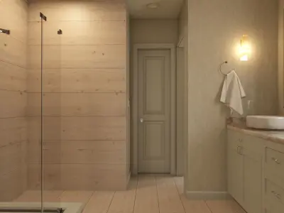 HD Modular House Low-poly 3D model