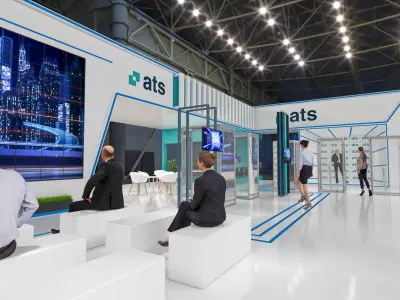 booth 14x19 3D model