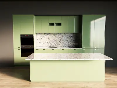 20-Kitchen8 glossy 2 3D model