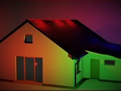 HORROR HOUSE  Low-poly 3D model