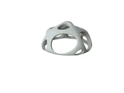 SciFi Cube Object No 56772 Low Poly Shape Low-poly 3D model