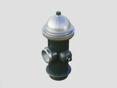Fire Hydrant 6 NYC - Safety and Emergency Equipment 3D model