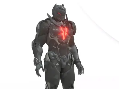 The First Descendant - Keelan 3D Model Raley MK 24  Fully Rigged Low-poly 3D model