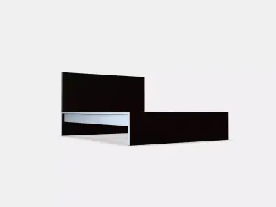 MALM Bed frame high 45 3D model