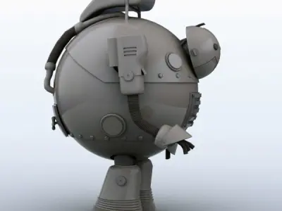 Robot 05  3D model