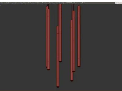  Trumpet Disk Gold 7 Low-poly 3D model