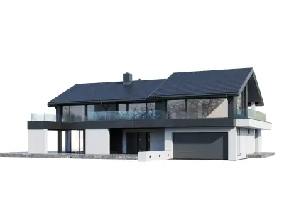 Modern house V94 3D model