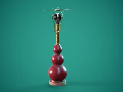 Modern Lamp - PBR Game Ready Free low-poly 3D model