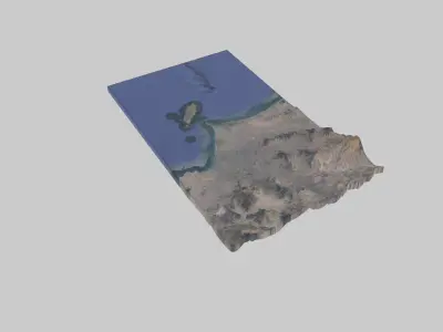 Callao City Low-poly 3D model