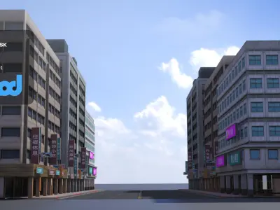 TW Street 004 3D model