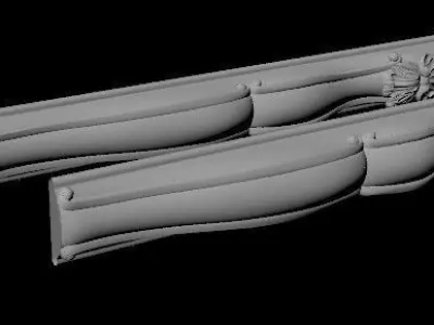 leg High quality 3d models for processing on a cnc machine  3D model 24
