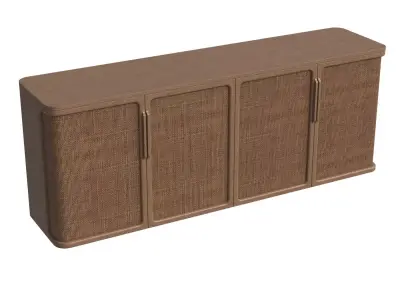Restoration Hardware Trieste 4-Door Sideboard 3D model