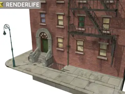 Corner Tenement 3D model