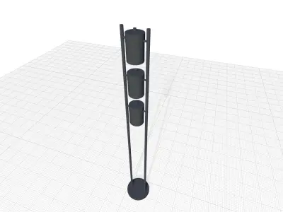 Bromsgrove Column Floor Lamp 3D model