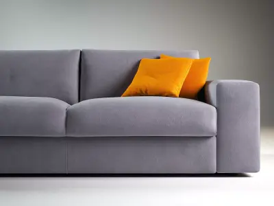 Togo 2 Seater Sofa 3D model