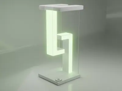 Floating lamp 3D model