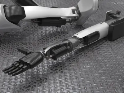  Advanced Robotics Arm Silver 