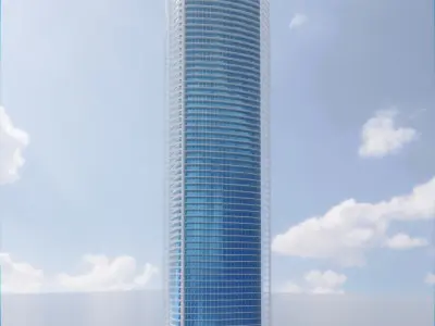 Parametric Building 1d8 3D model