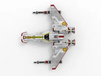 Star wars liberator class space ship 3D print model